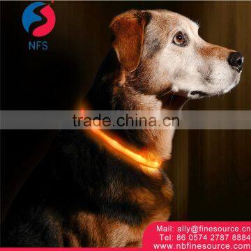 New Innovation High Quality Waterproof Rechargeable Pet LED Dog Collar