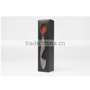 Black Packing Plastic Nylon Oval 6 Brush Soft Hair Best Quality Makeup Brush photo-6