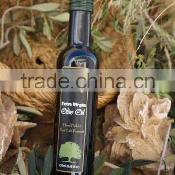 Cold Pressed Extra Virgin Olive Oil. A'Quality Olive Oil. 100% Extra Virgin Olive Oil. European Food Glass Bottle. 250ml.