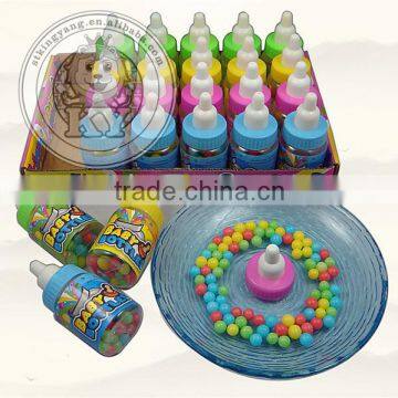 Fancy Nipple Bottle with Colorful Bead Pressed Candy