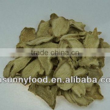 White with light yellow AD dried slice ginger