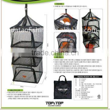 Folding drying net for fish and vegetable