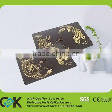 Bronze material business card/metal business card