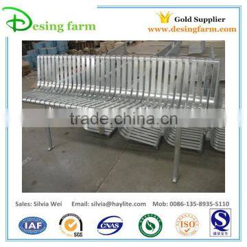 Outdoor metal garden bench