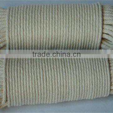 All purpose soft 12 strand solid braided cotton rope