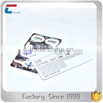 Custom logo printing NTAG 213 PVC paper material nfc card tag