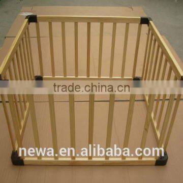 Wooden baby playpens