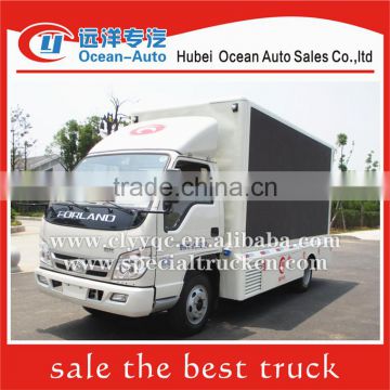 Foton Brand! 4x2 small led advertising truck