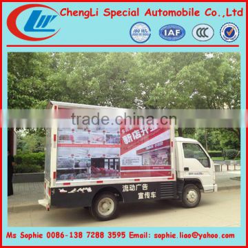 4X2 Mobile advertisement trucks,scrolling advertising trucks,led mobile advertising trucks for sale