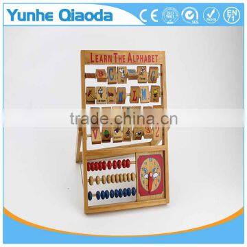 New Kids Learning Developmental Versatile Alphabet Abacus Wooden Toys photo-6