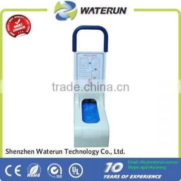 Cleanroom Automatic Shoe Cover Dispenser , automatic shoe cover machine