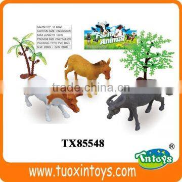 plastic animal toy farm, farm animal models toys for kids