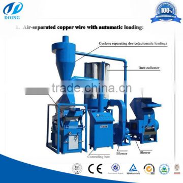 EU standard waste copper wire cable granulator and separator