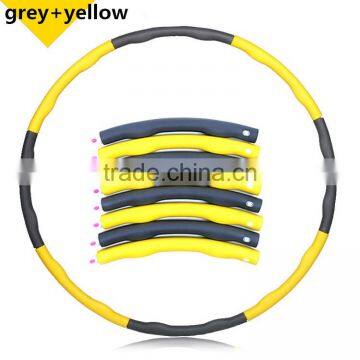 6/7/8sections Detachable Adjustable Size Hula Hoop/Foam Weighted Fitness Hula Hoop photo-4