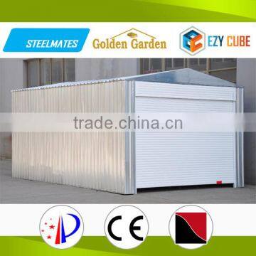 roller door gable roof large size mobile steel garage