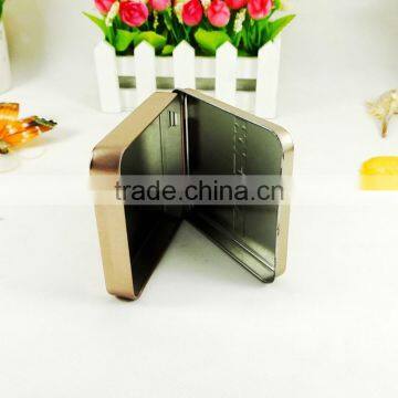 Factory Sale Rectangular Hinged Cigar Tin Metal Box photo-4