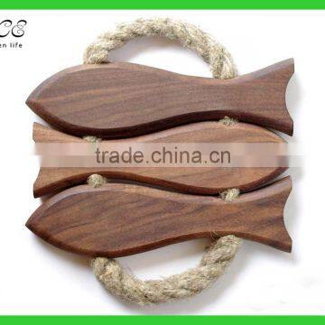 Fish Shape Wooden Coasters photo-3