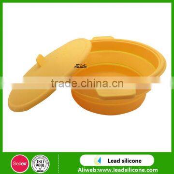 Multi-function Collapsible Silicone Bowls, Kitchen Foldable Bowls , Silicone Bowls With Lid