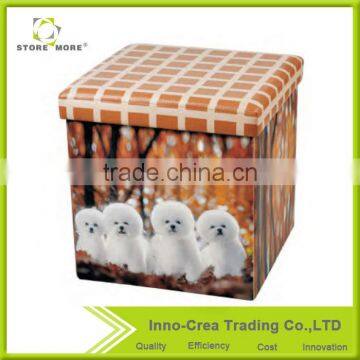 Wholesale Durable PVC Printing Custom Plastic Folding Stool photo-3