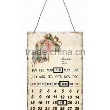 Metal Hanging Plaque with Chain Wall Plaque Cheap Home Decorative Plaques