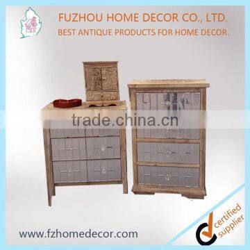 Salon glass cabinet for bedroom furniture set