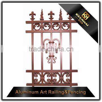 Villa Garden Decoration Powder Coated Laser Cut Aluminum Garden Fence Panels