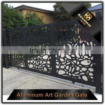 Modern Laser Cut Design Main Aluminum Entrance Door for Villa photo-2