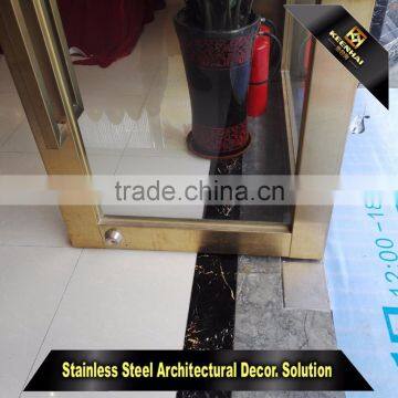 Custom Made Stainless Steel Glass Door for Building Entry Gate photo-2
