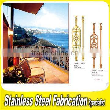 Stainless Steel and Aluminum Balcony Balustrade