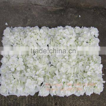 Artificial Weddingartificial silk flower arrangement for wall dropback deoration