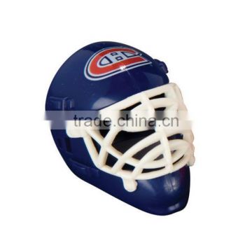 factory make custom design hockey plastic toy helmet