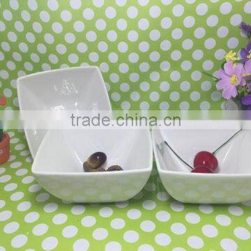 China Manufacturer Stocked White Porcelain Square Dish/food Dish/rice Dish photo-2