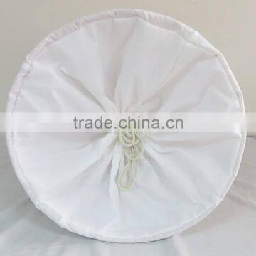 Home Large Storage Handmade Twist Paper Laundry Basket With Wheels photo-4