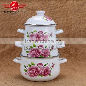 chinese hot sale enamel cast iron cookware set wholesale