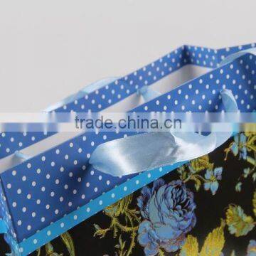 Flower Design Foldable Gift Bag / Shopping Paper Bag photo-6