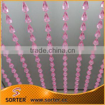 Hanging Door Beads/plastic beaded curtain/curtain for girls rooms