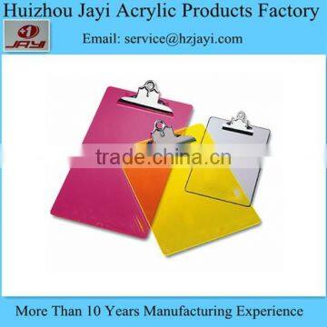 China Supplier Wholesale Custom Acrylic Notebook Clipboard photo-4