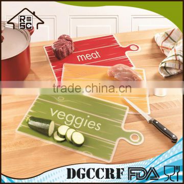 Plastic Cutting Mats Set of 3,Flexible Cutting mat wholesale,Index Cutting Mat with Hole