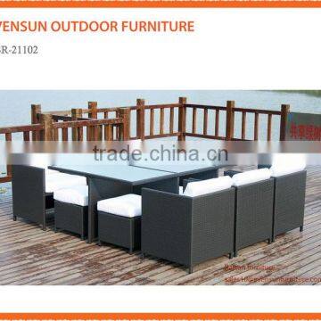 Hot Sales Synthetic Rattan Leisure Outdoor Furniture Coffee Table Set photo-2