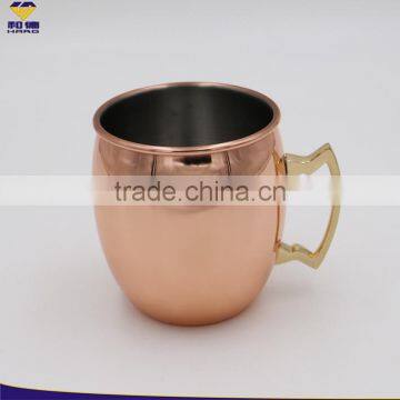 OEM Factory Made 350 ml Stainless Steel Moscow Mule Copper Mug