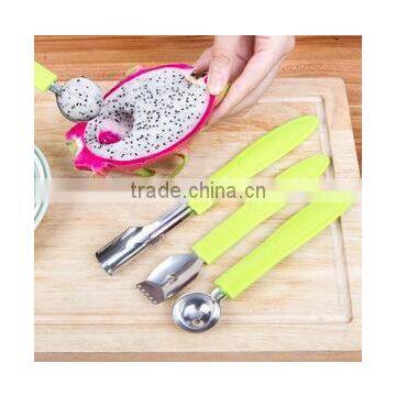 Wholesale Cheap Fruit Scoop Melon Baller Set Kitchen Tools Fruit Tool 2017 photo-3