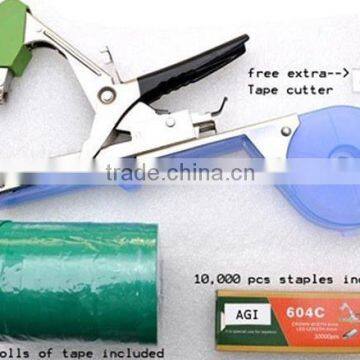 Nursery Plant Tying Tapetool Tapener Machine 10 Rolls Tapes Staples Extra Blade 550204 photo-2