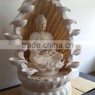 Indoor Tabletop Special Resin Water Fountains With Led Light for Homes