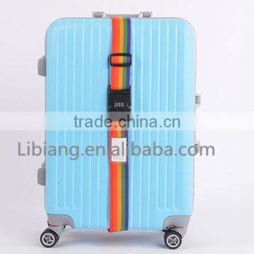 Custom Logo High Quality Luggage Strap With Lock photo-2
