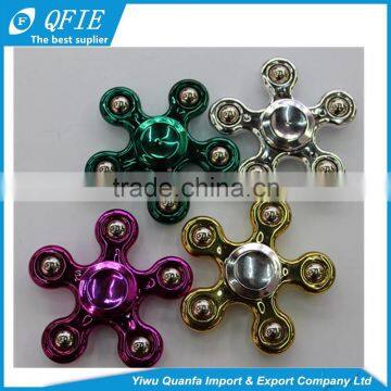 Hot sale tri-spinner hand spinner toy with 608 ceramic bearing fidget spinner