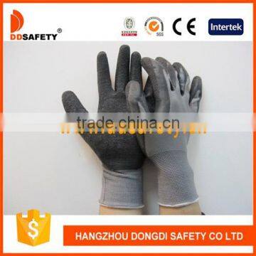 DDSAFETY 13Gauge Nylon Nitrile Latex Coated Work Gloves Cotton Working Gloves