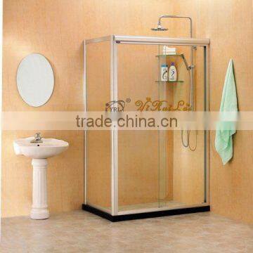 three doors linked sliding doors screen