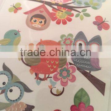 OEM Owl Design Decorative Shinny Glitter Sticker photo-4