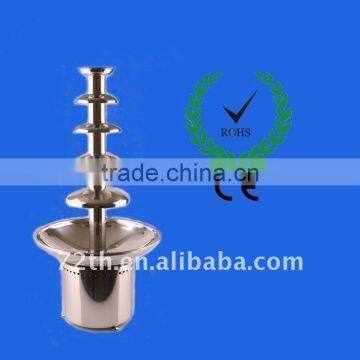 5 tiers 86cm stainless steel electric chocolate fountain machine