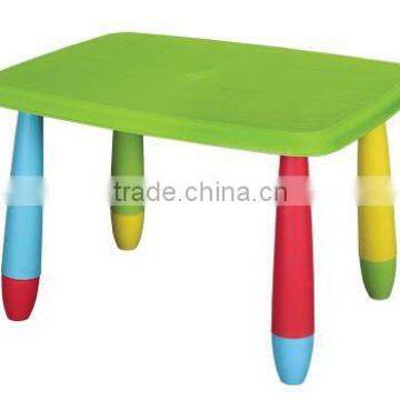 Plastic kid's table with remove legs